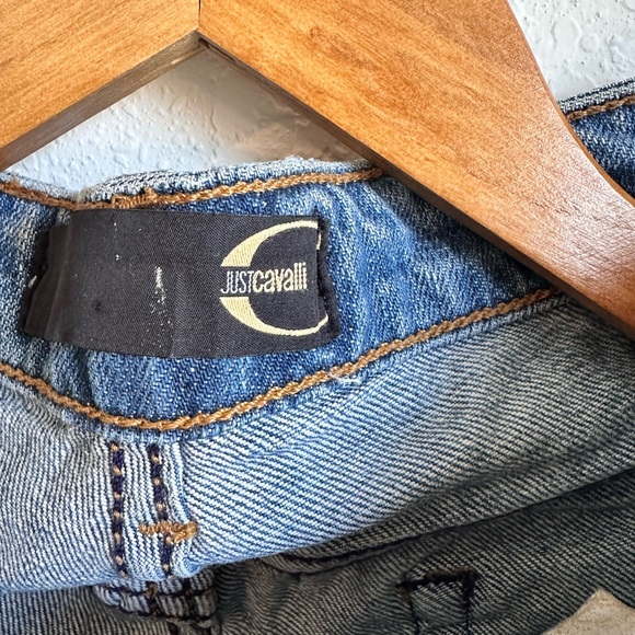 Roberto Cavalli Just Cavalli jeans US 27 Straight leg. Y2K - Picture 12 of 14